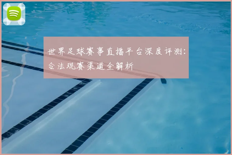 世界足球赛事直播平台深度评测：合法观赛渠道全解析
